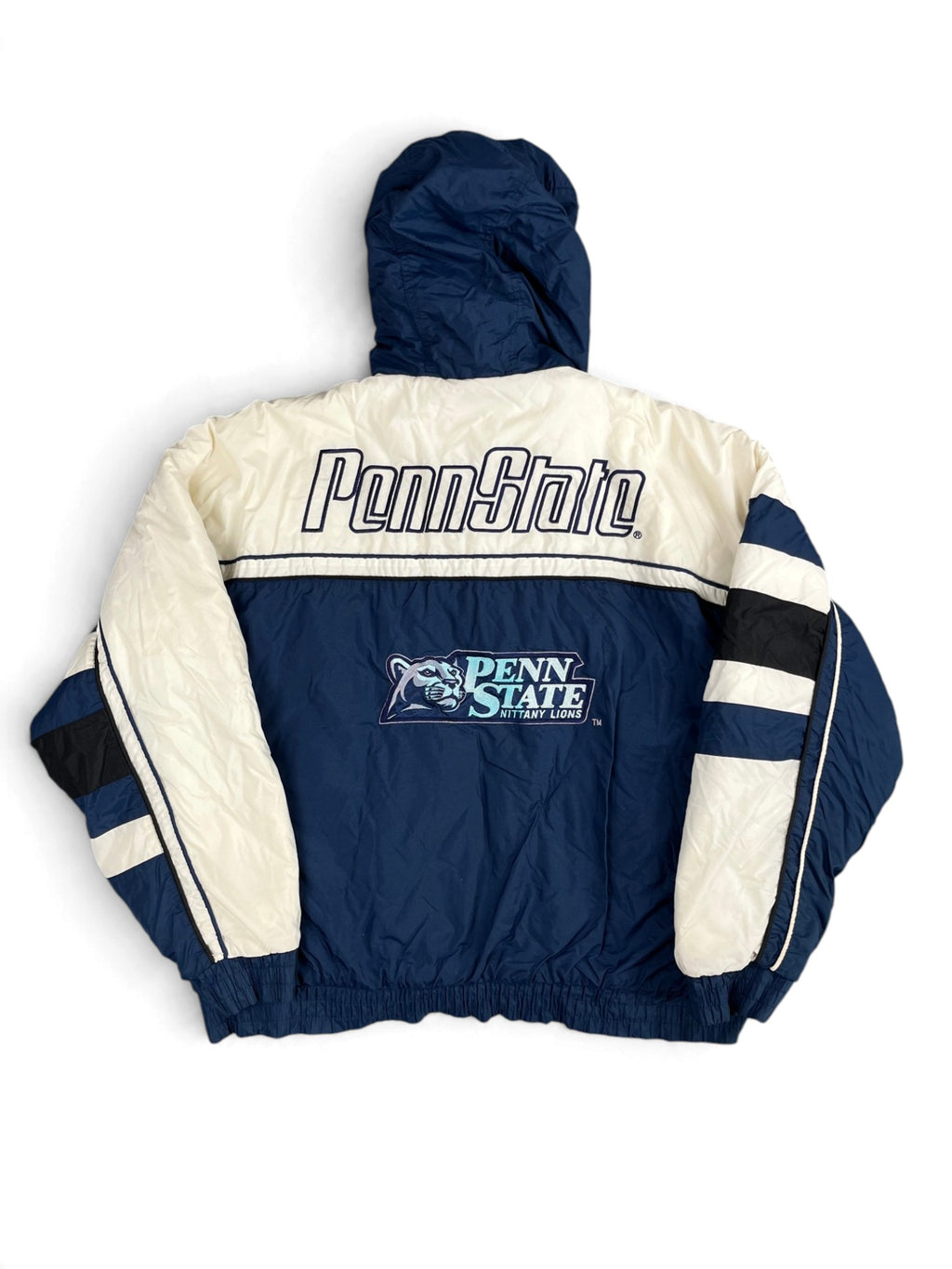 Veste vintage - Doudoune épaisse big logo brodé NCAA Penn State Nittany Lions - Official Fan Sportswear (XXL)