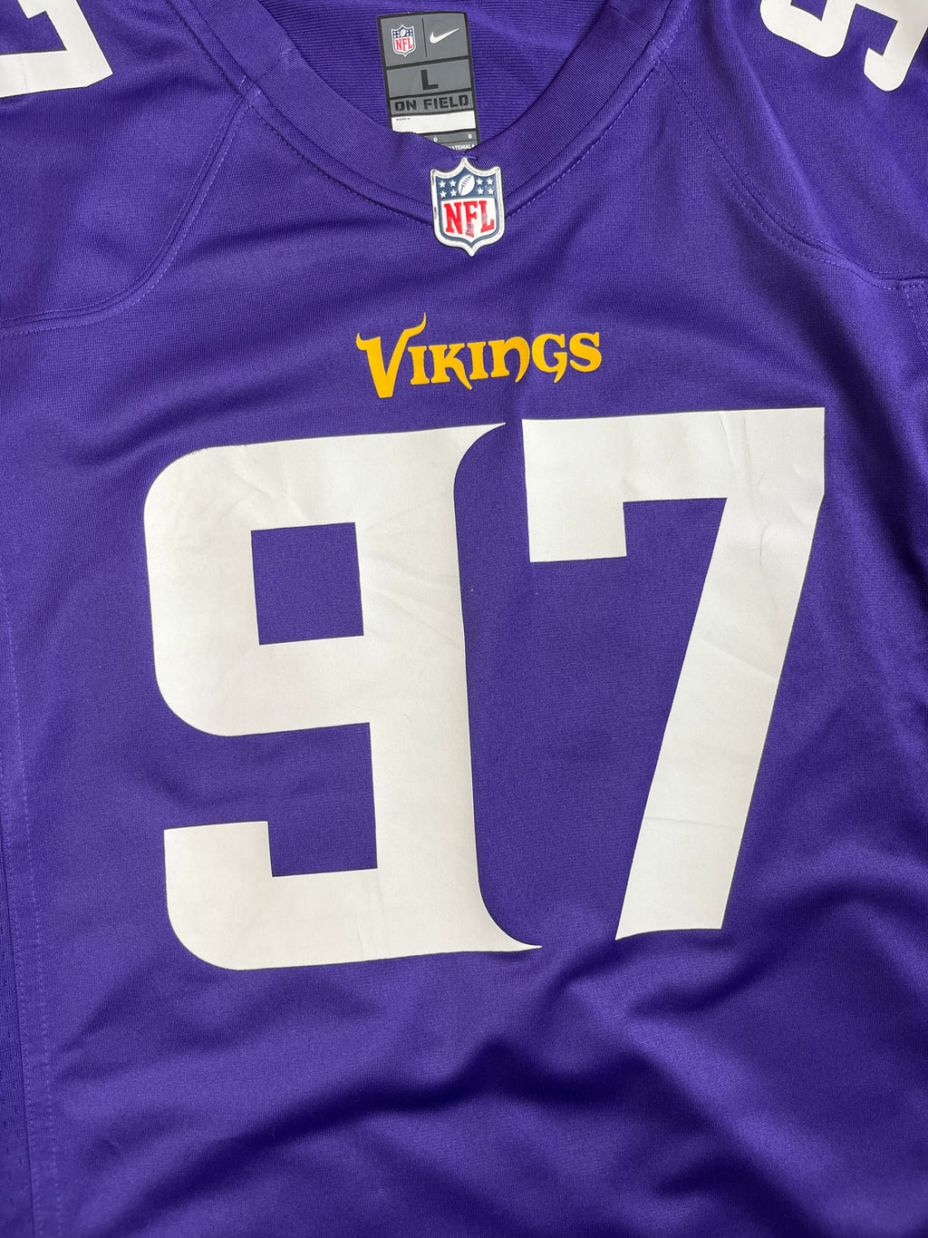 Everson Griffen #97 - Minnesota Vikings Home 2012-2018 - Nike (L) - Maillot NFL Nike