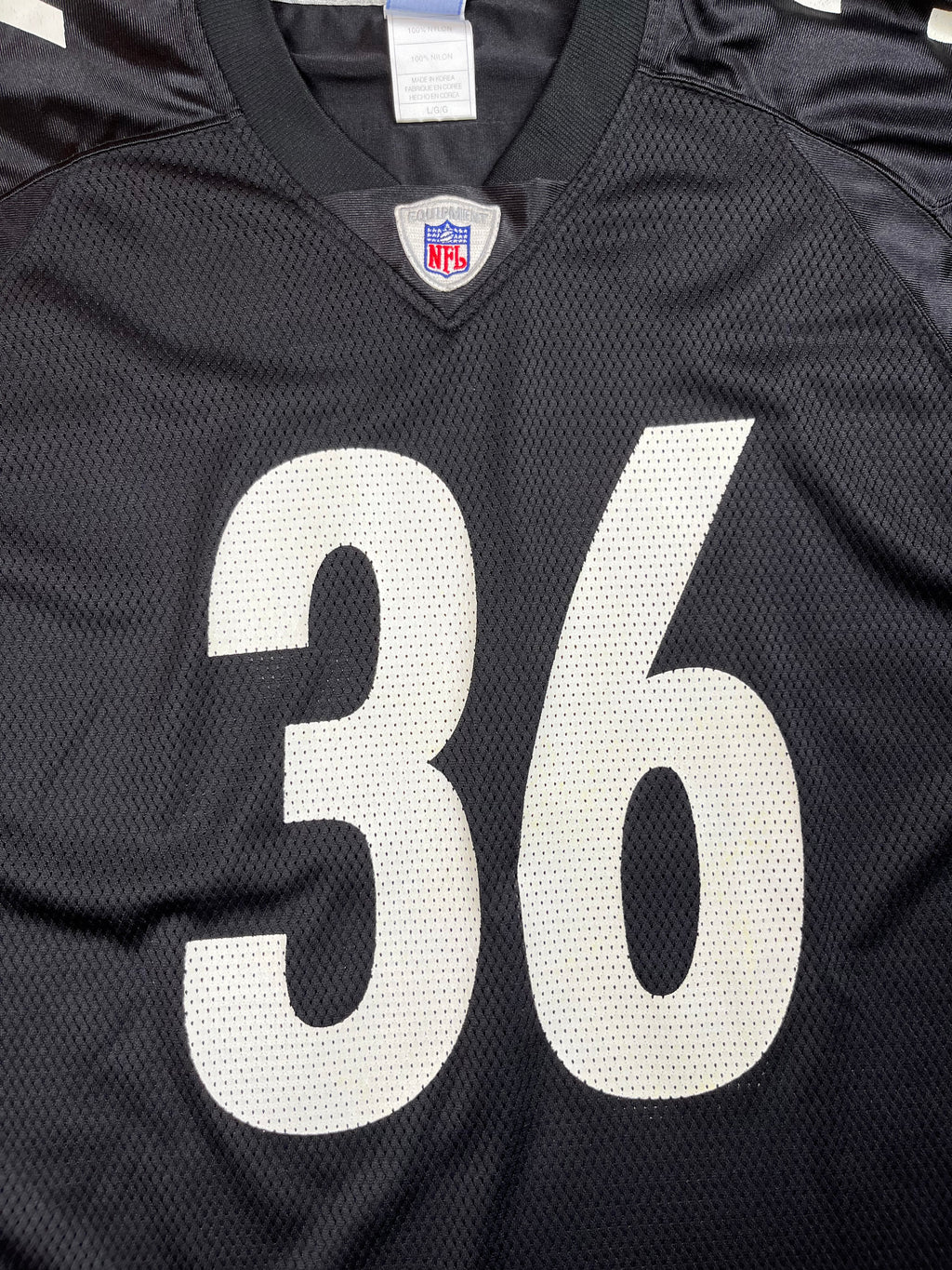 Jerome Bettis #36 - Pittsburgh Steelers Home 1996-2005 - Reebok (L) - Maillot NFL Reebok