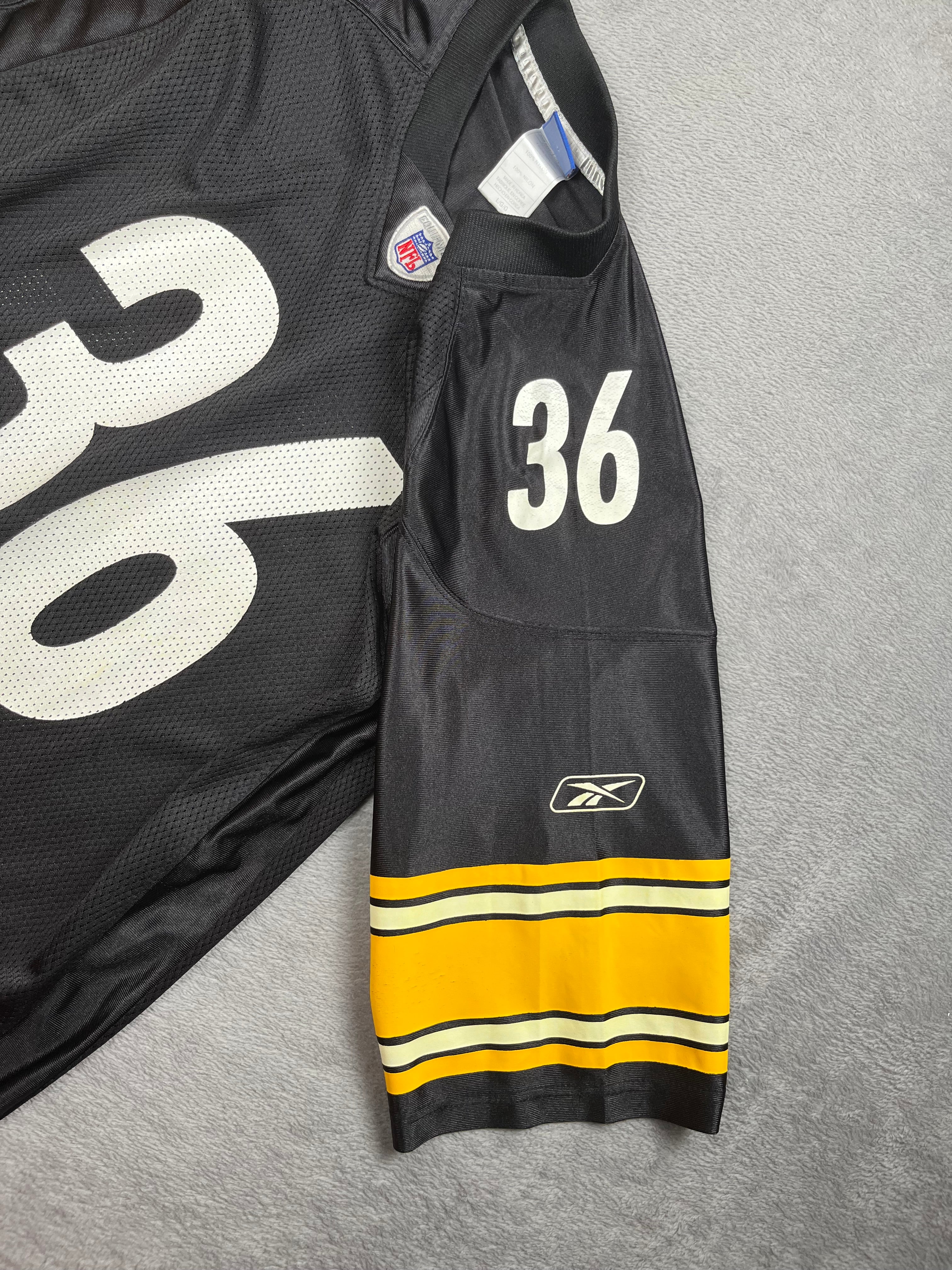 Jerome Bettis #36 - Pittsburgh Steelers Home 1996-2005 - Reebok (L) - Maillot NFL Reebok