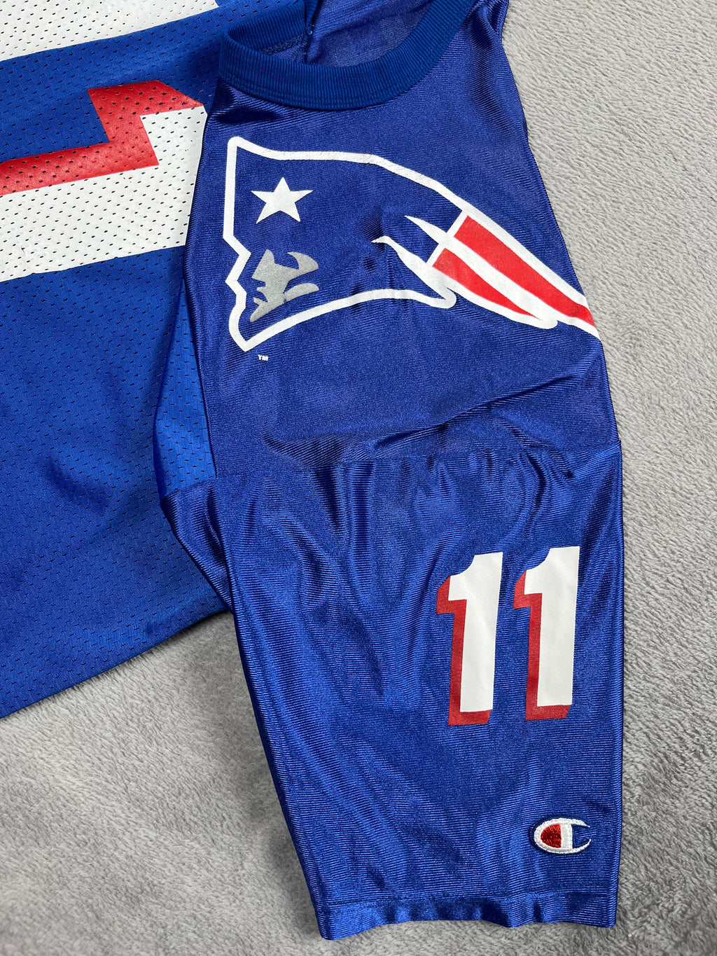 Drew Blees #11 - New England Patriots Home 1993-2001 - Champion (XL) - Maillot NFL Champion