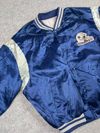 Veste vintage - Bomber teddy satin brodé NFL Dallas Cowboys - Swingster (L)