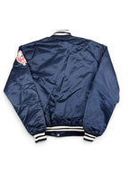Veste vintage - Bomber teddy satin brodé MLB New York Yankees - Starter (XL)