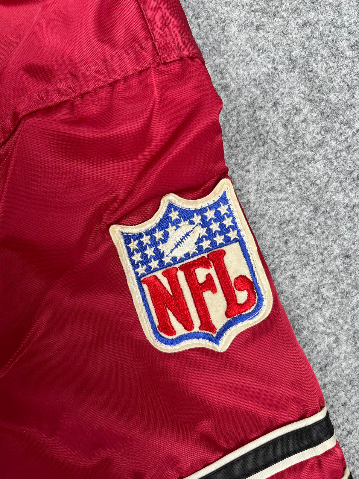 Veste vintage - Bomber teddy satin brodé NFL Arizona/Phoenix Cardinals - Starter (L)