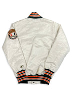 Veste vintage - Bomber teddy satin brodé NCAA Miami Hurricanes - Starter (S)