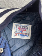 Veste vintage - Bomber teddy satin brodé MLB New York Yankees - Starter (S)