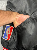 Veste vintage - Bomber teddy satin brodé NBA Portland Trail Blazers - Starter (XL)