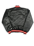 Veste vintage - Bomber teddy satin brodé NBA Portland Trail Blazers - Starter (XL)