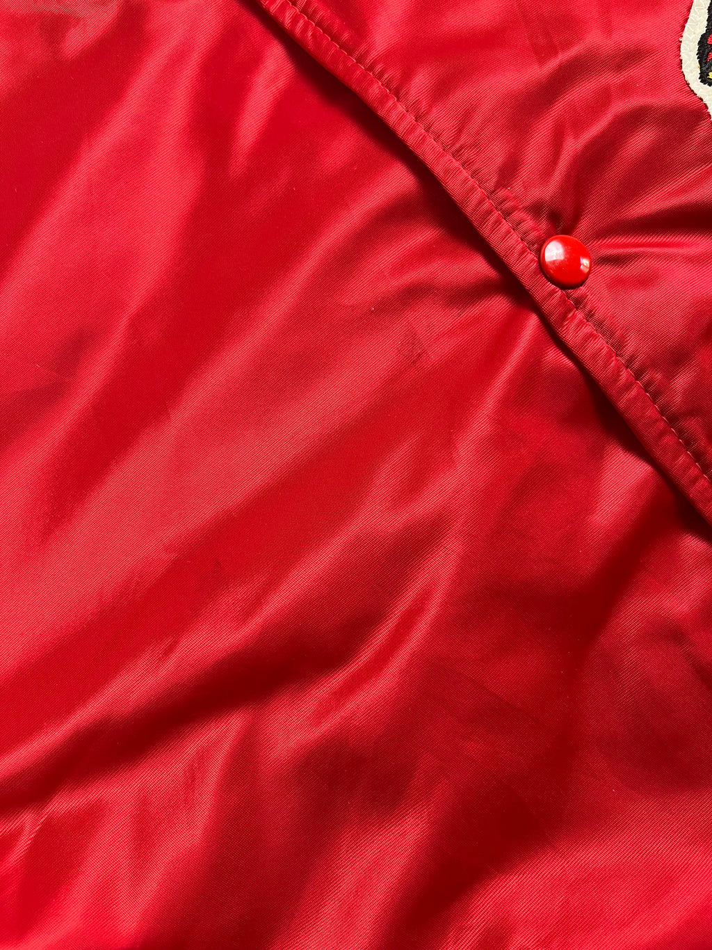 Veste vintage - Bomber teddy satin brodé MLB Saint-Louis Cardinals - Starter (XL)