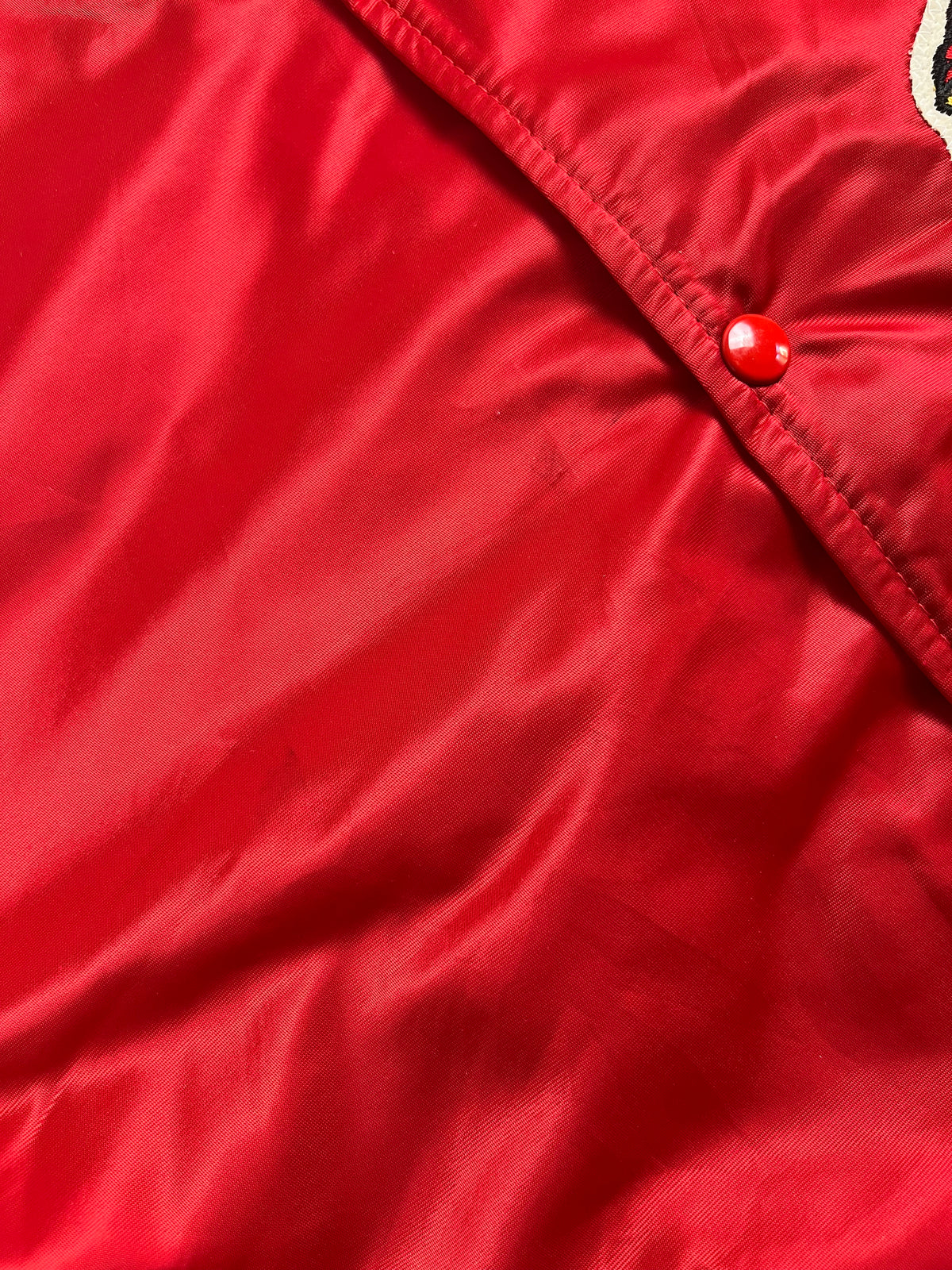 Veste vintage - Bomber teddy satin brodé MLB Saint-Louis Cardinals - Starter (XL)