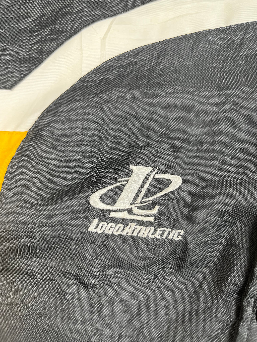 Veste vintage - Doudoune épaisse big logo brodé NFL Pittsburgh Steelers - Logo Athletic (L)