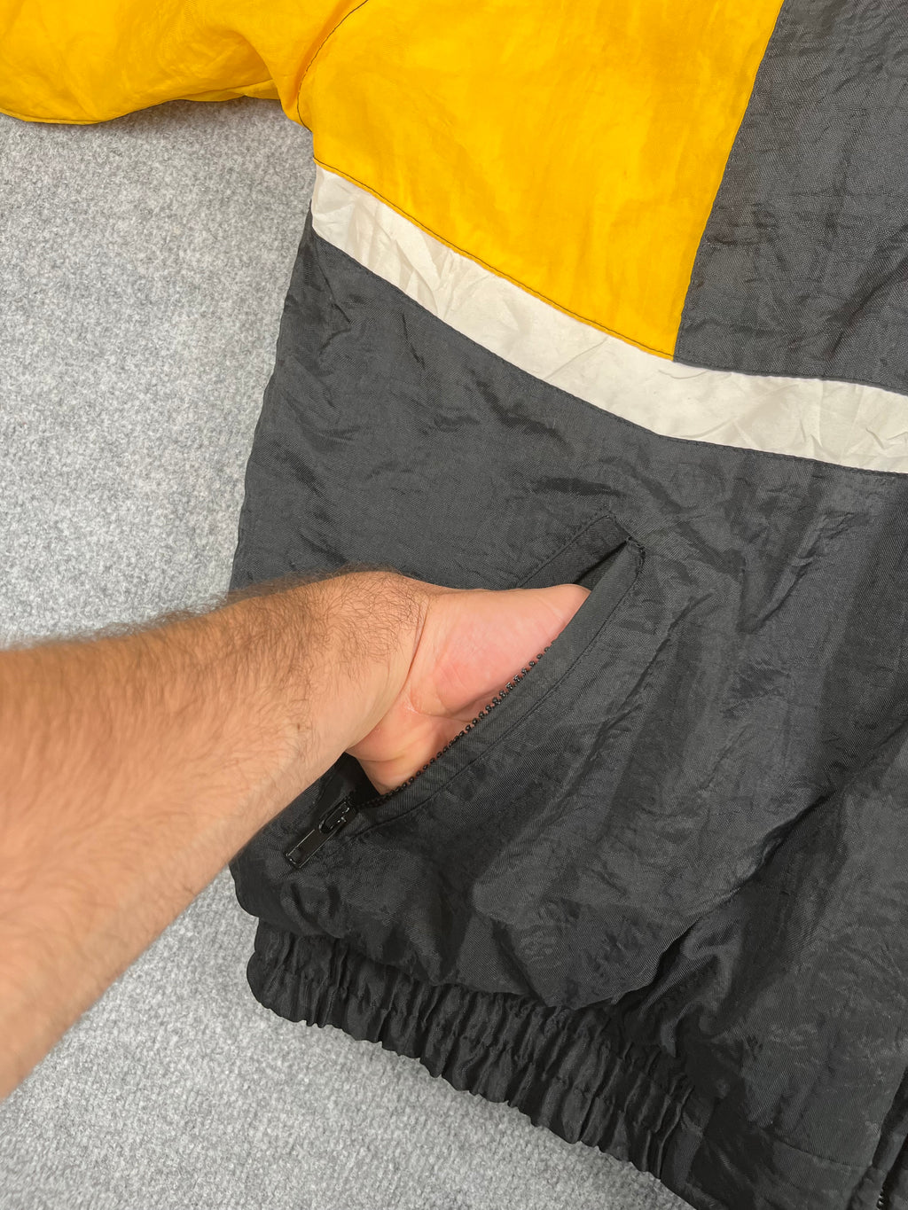 Veste vintage - Doudoune épaisse big logo brodé NFL Pittsburgh Steelers - Logo Athletic (L)