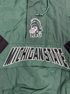 Veste vintage - Veste half zip pullover logo brodé NCAA Michigan State Spartans - Starter (XXL)
