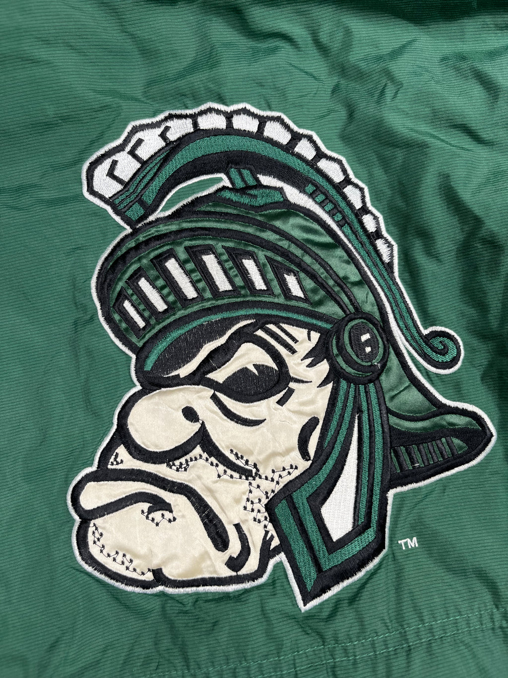 Veste vintage - Veste half zip pullover logo brodé NCAA Michigan State Spartans - Starter (XXL)