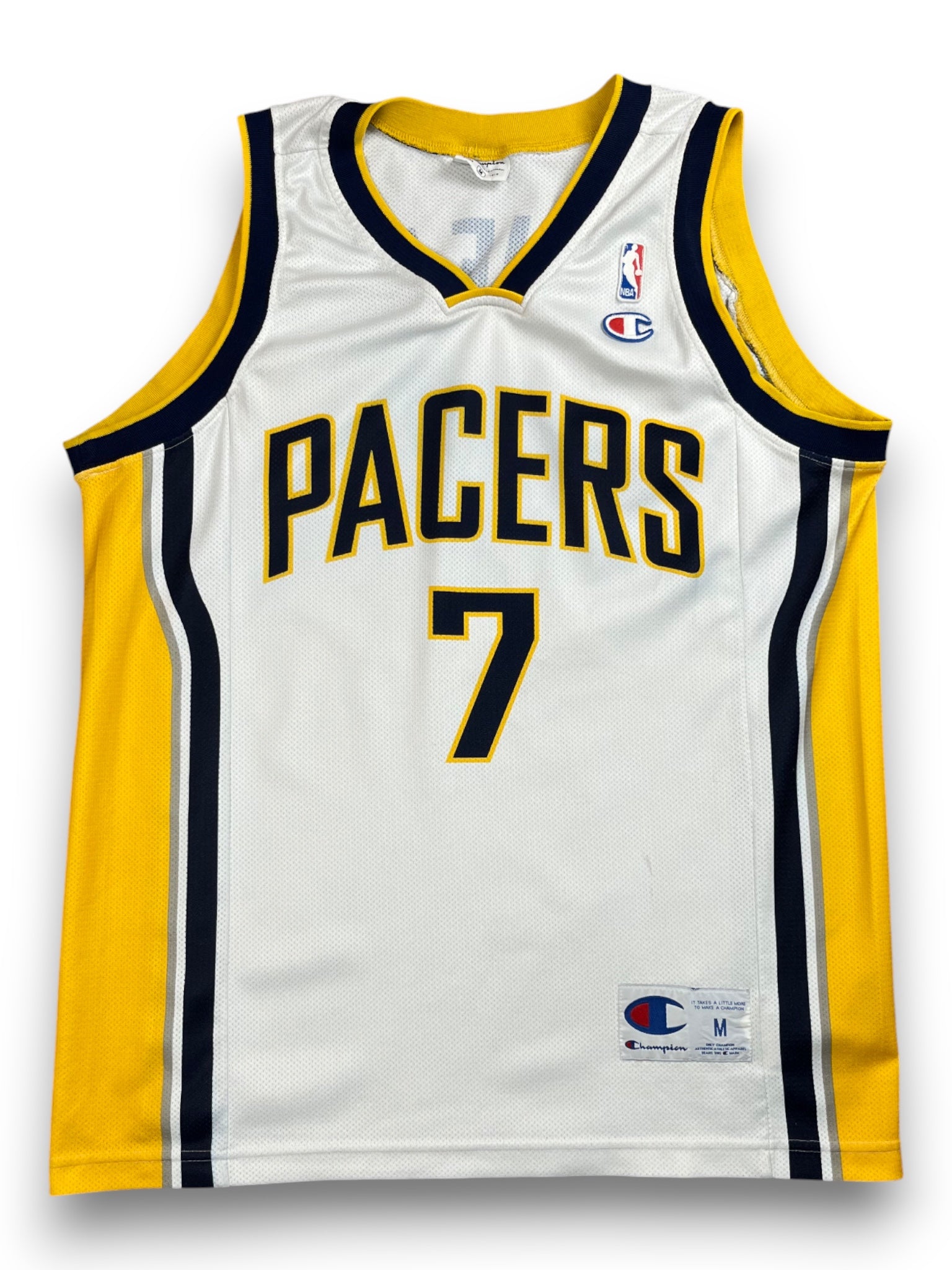 Jermaine O'Neal #7 - Indiana Pacers Home 2006-2008 - Champion (M) - Maillot NBA Champion
