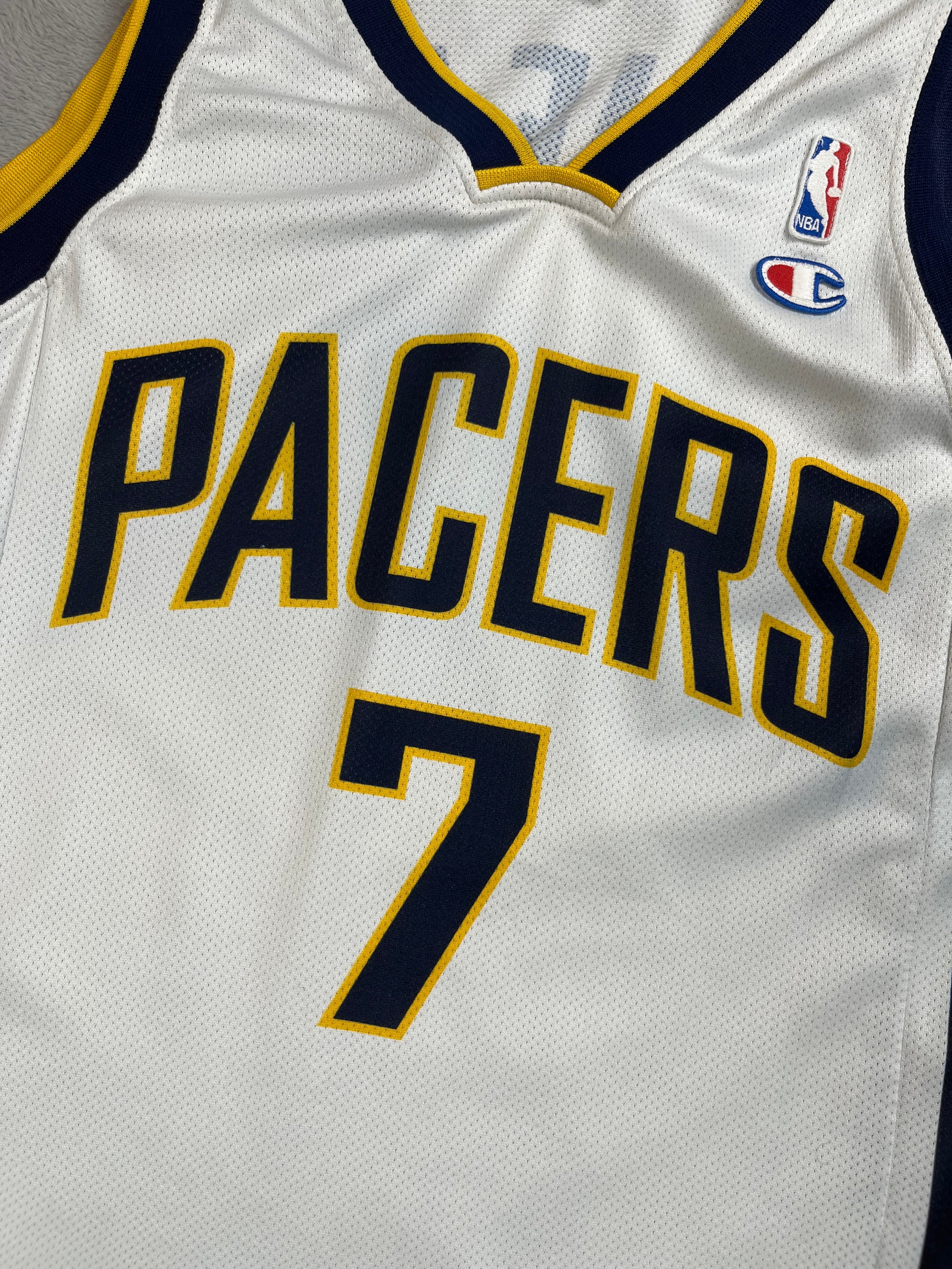 Jermaine O'Neal #7 - Indiana Pacers Home 2006-2008 - Champion (M) - Maillot NBA Champion