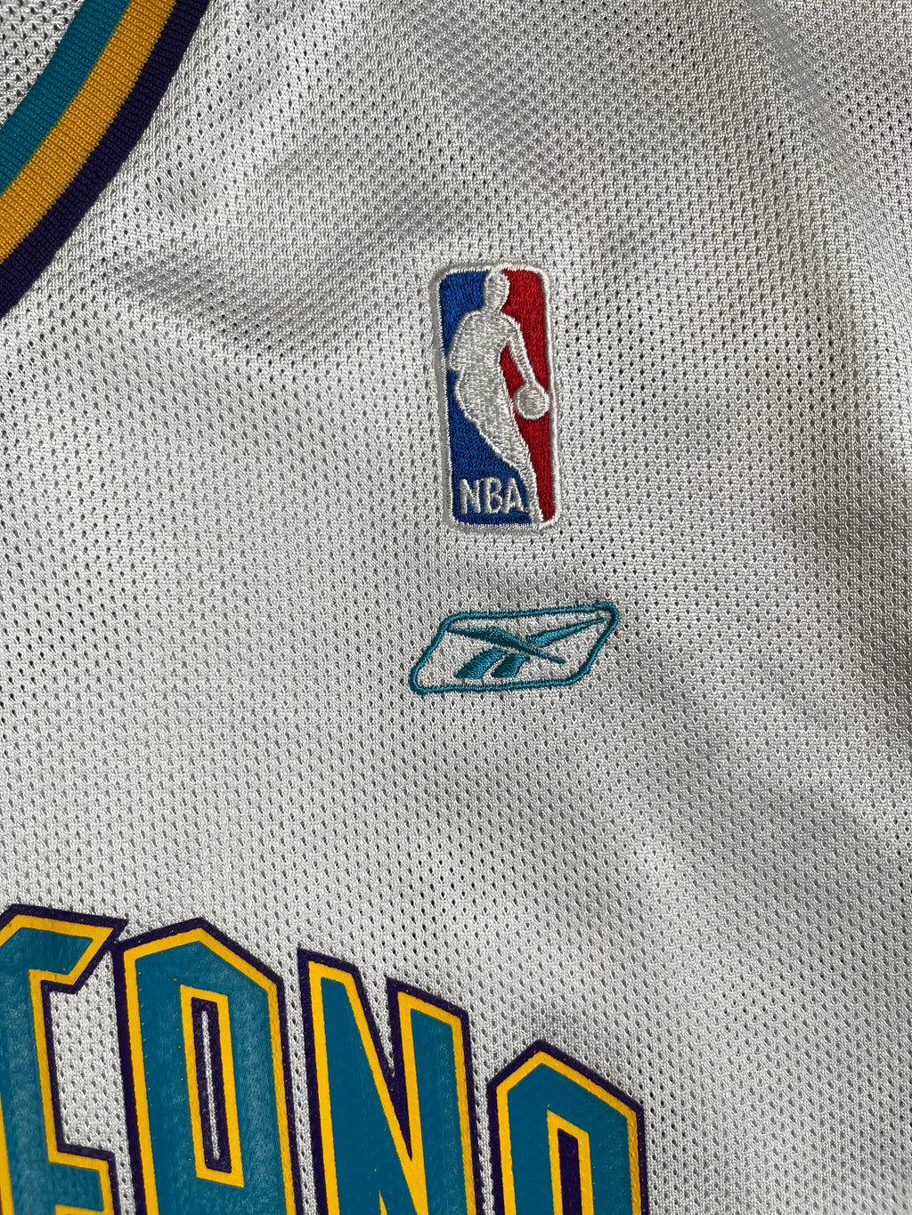 Baron Davis #1 - New Orleans Hornets Home 2003-2005 - Reebok (XXL) - Maillot NBA Reebok