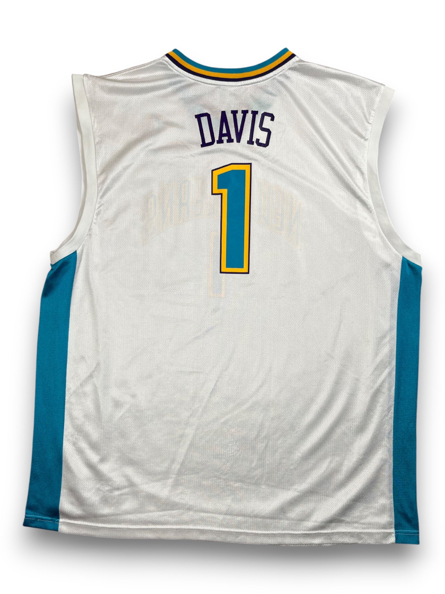 Baron Davis #1 - New Orleans Hornets Home 2003-2005 - Reebok (XXL) - Maillot NBA Reebok