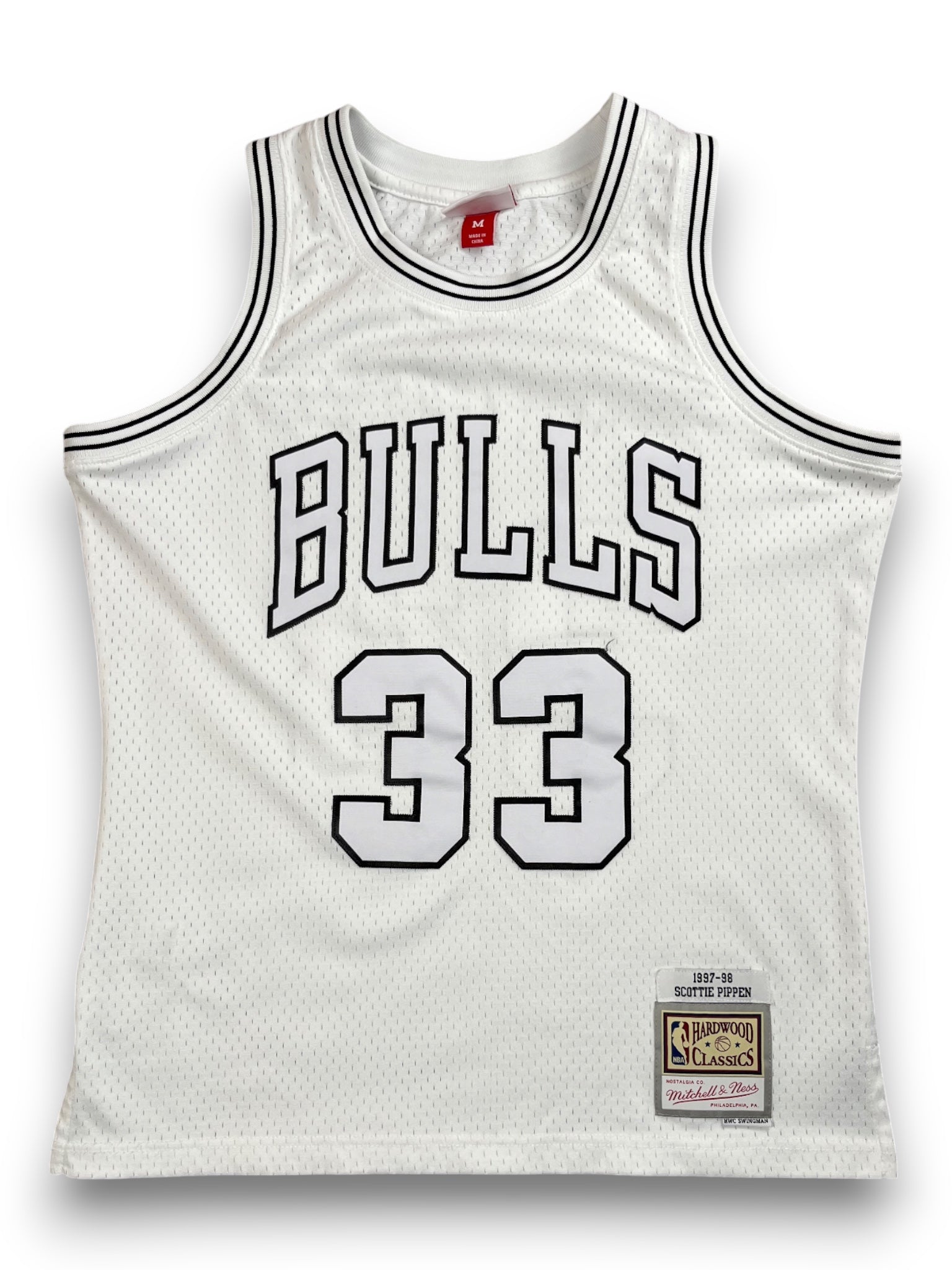 Scottie Pippen #33 - Chicago Bulls Full White - Mitchell & Ness (M) - Maillot NBA Mitchell & Ness