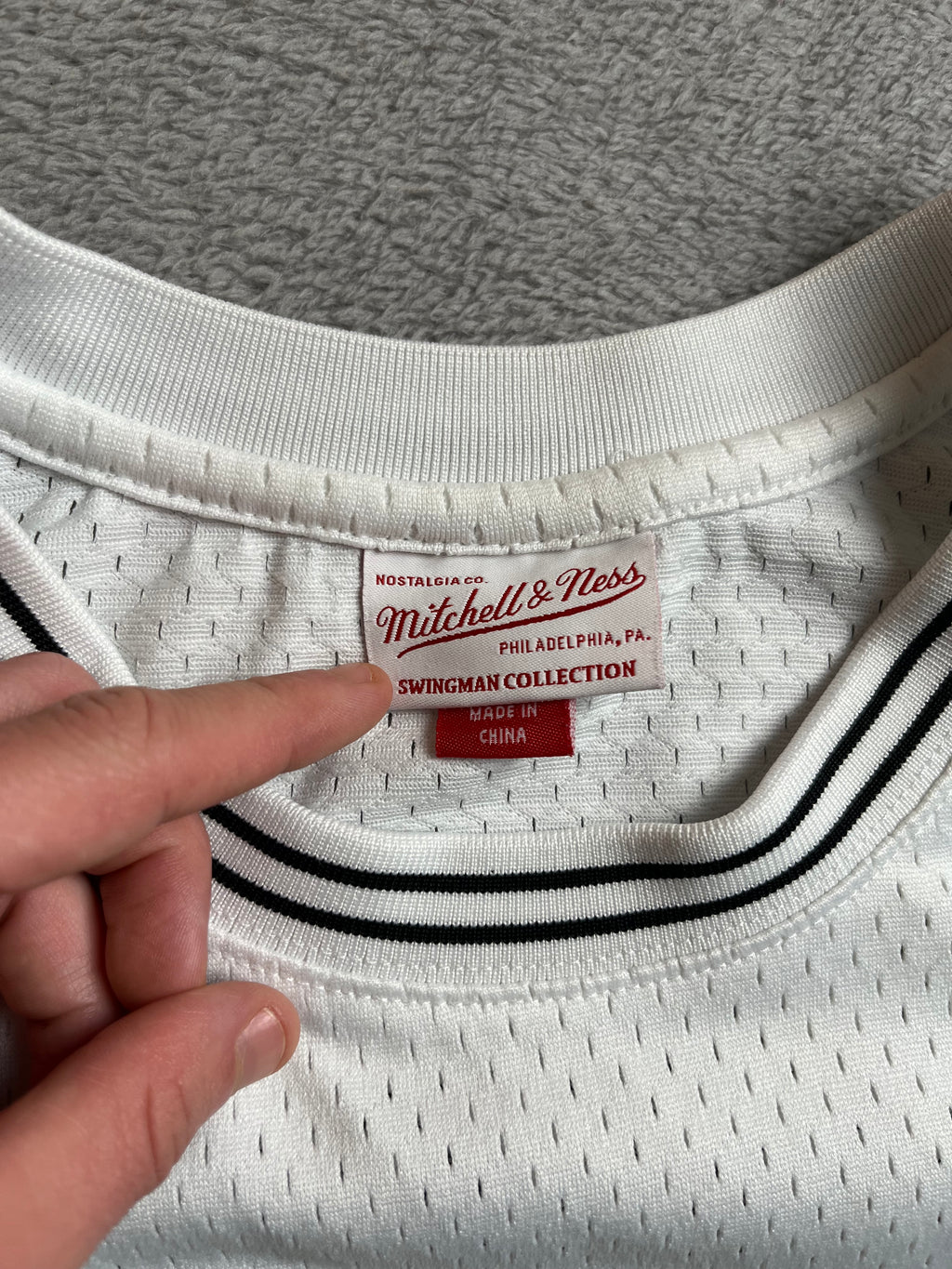 Scottie Pippen #33 - Chicago Bulls Full White - Mitchell & Ness (M) - Maillot NBA Mitchell & Ness