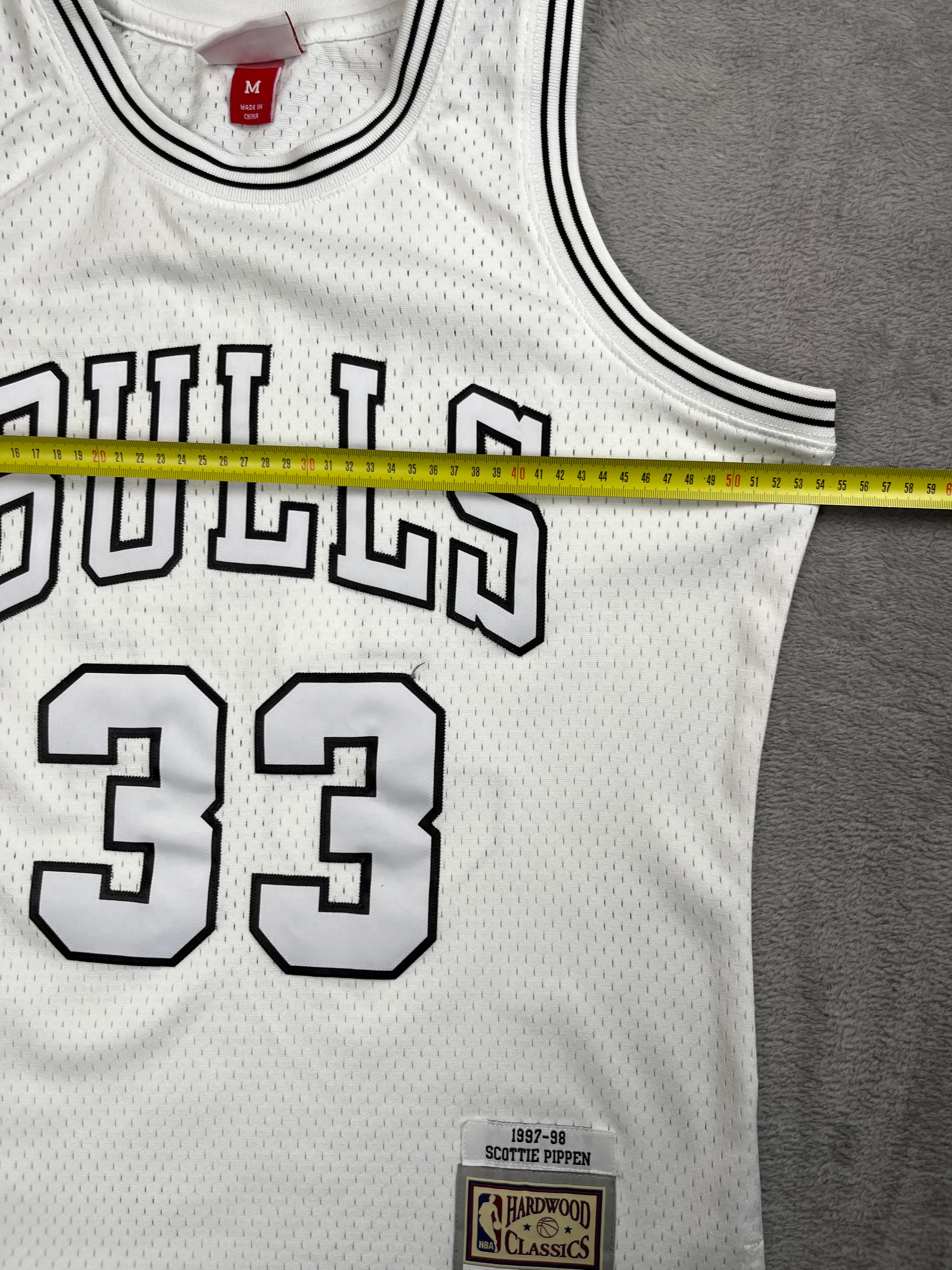 Scottie Pippen #33 - Chicago Bulls Full White - Mitchell & Ness (M) - Maillot NBA Mitchell & Ness