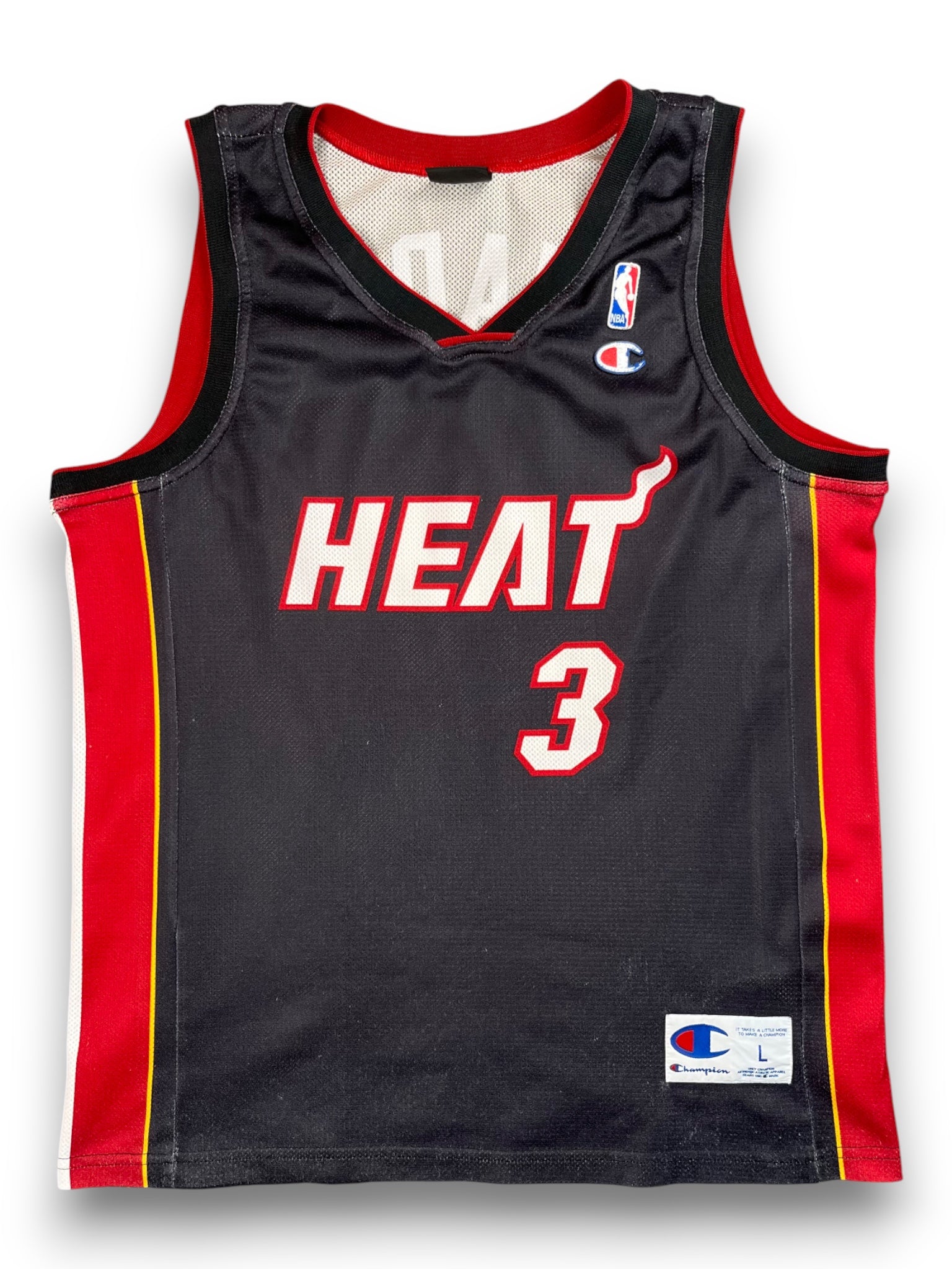Dwayne Wade #3 - Miami Heat Away 2004-2008 - Champion (L) - Maillot NBA Champion