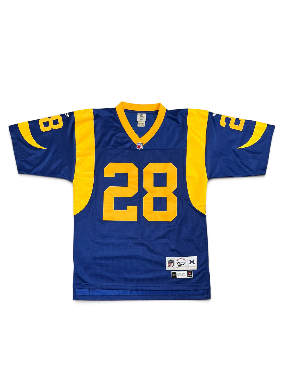 Marshall Faulk #28 - Saint-Louis Rams Home 1999 - Reebok (M) - Maillot NFL