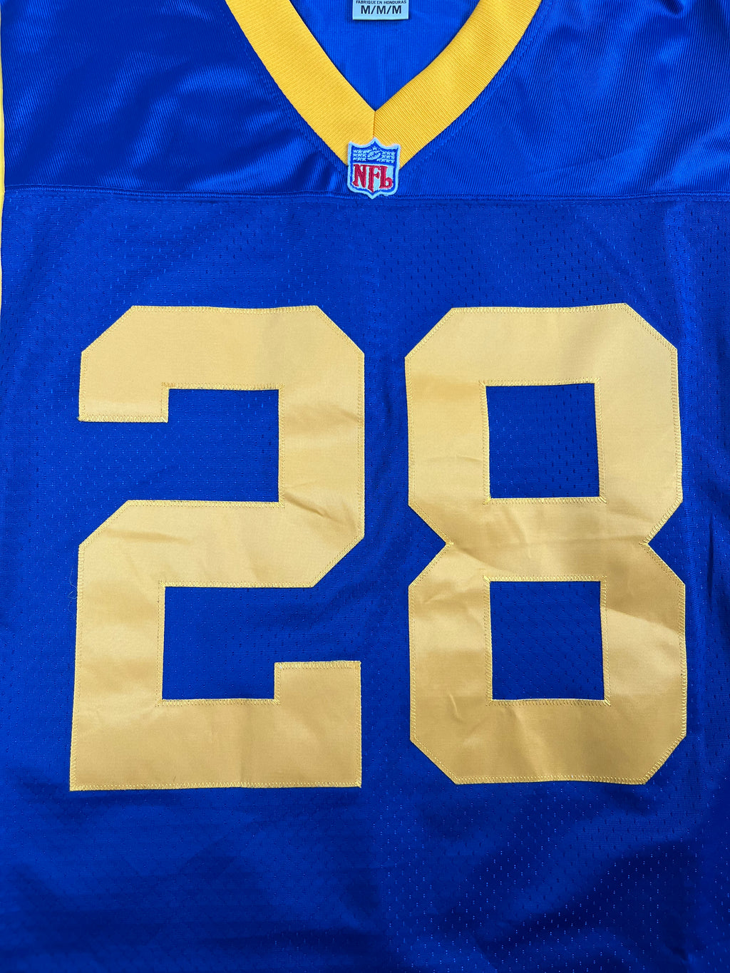 Marshall Faulk #28 - Saint-Louis Rams Home 1999 - Reebok (M) - Maillot NFL