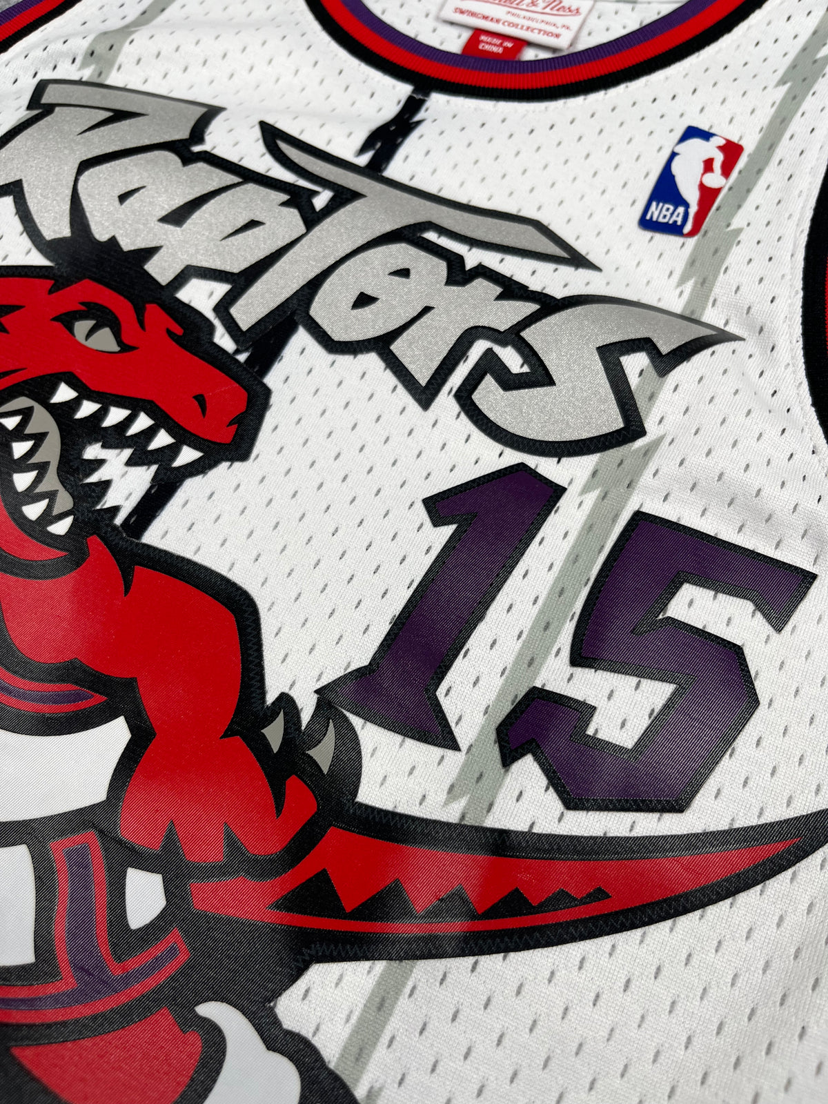 Vince Carter #15 - Toronto Raptors Home 1998-1999 - Mitchell & Ness (S) - Maillot NBA