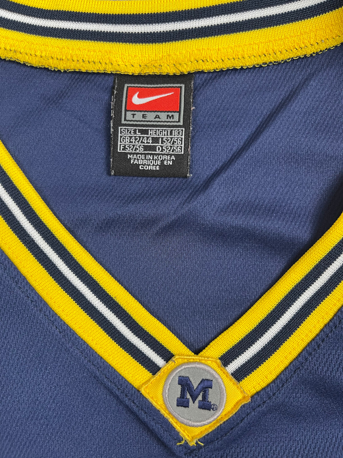 Jalen Rose #5 - Michigan Wolverines 1991-1994 NCAA - Nike (L) - Maillot NBA