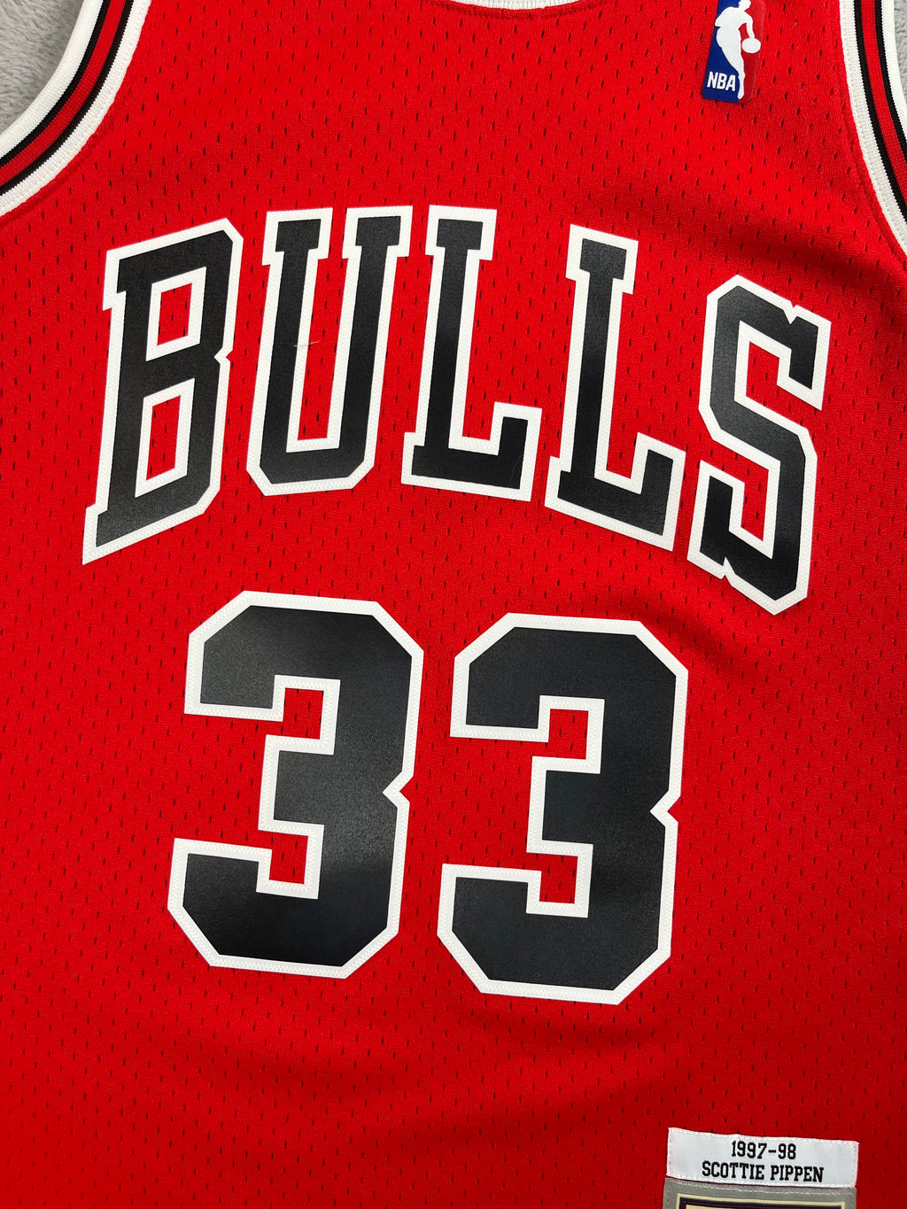 Scottie Pippen #33 - Chicago Bulls Away 1989-1997 - Mitchell & Ness (S) - Maillot NBA Mitchell & Ness