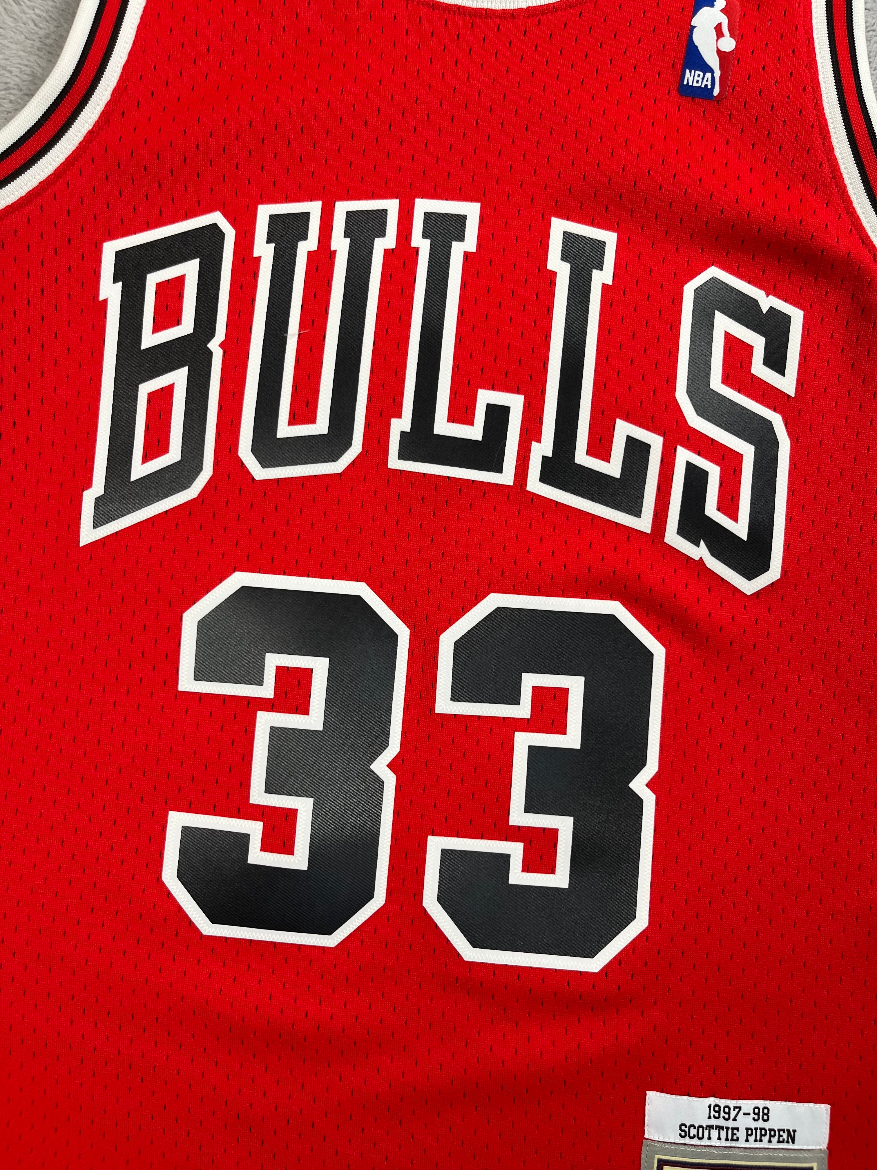 Scottie Pippen #33 - Chicago Bulls Away 1989-1997 - Mitchell & Ness (S) - Maillot NBA Mitchell & Ness