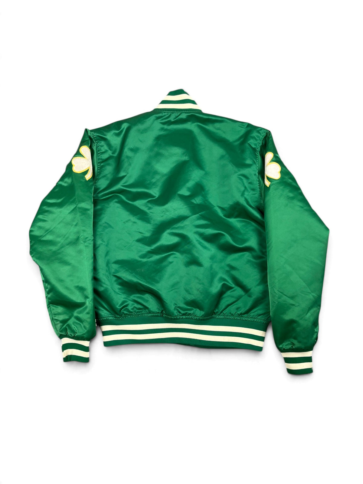 Veste vintage - Bomber teddy satin brodé NBA Boston Celtics - Starter (M)