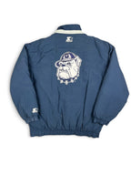 Veste vintage - Veste full zip épaisse logo brodé NCAA Georgetown Bulldogs  - Starter (L)