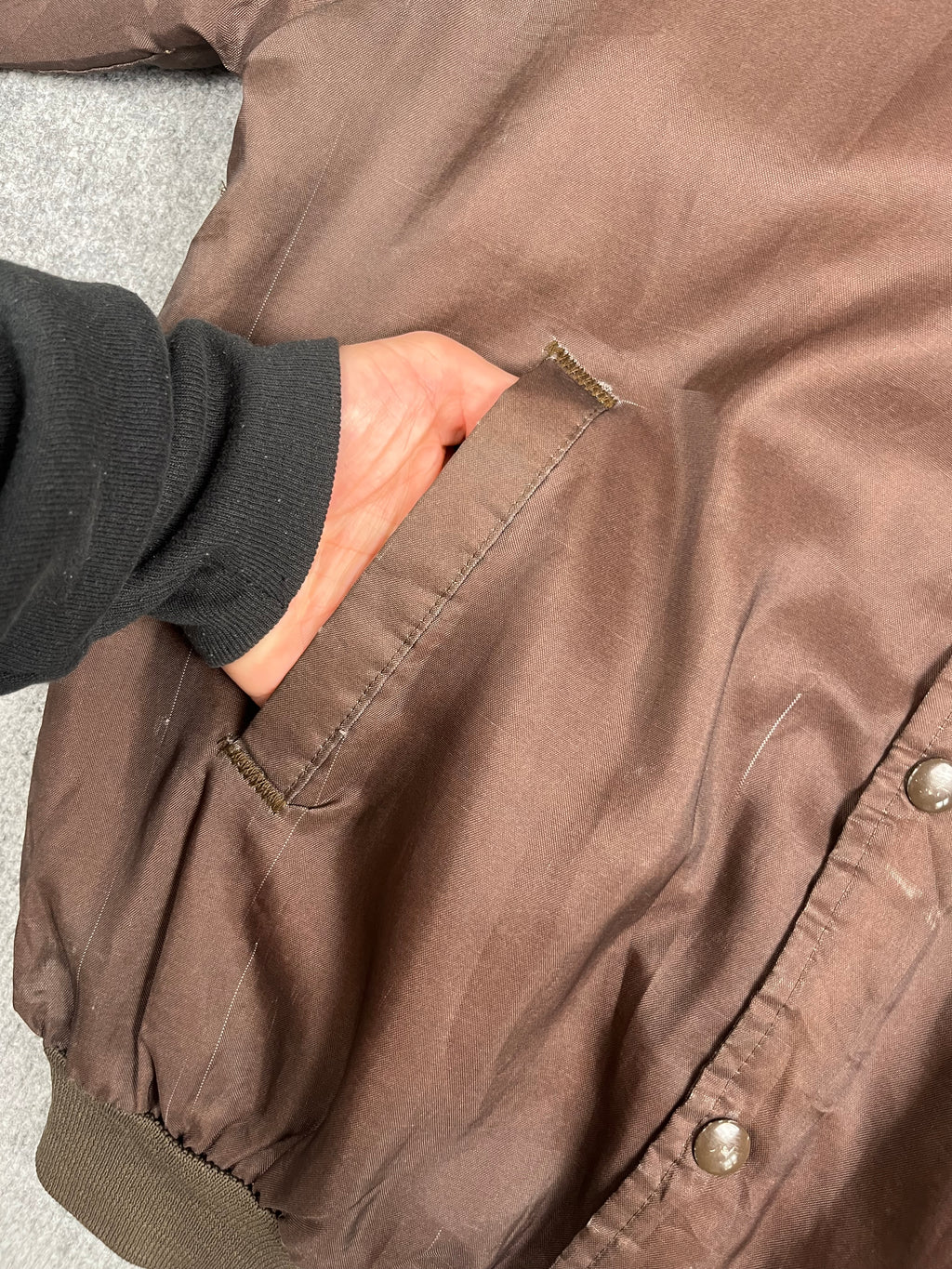 Veste vintage - Bomber teddy graphic NFL Cleveland Browns - Chalk Line (S/M)