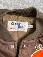 Veste vintage - Bomber teddy graphic NFL Cleveland Browns - Chalk Line (S/M)