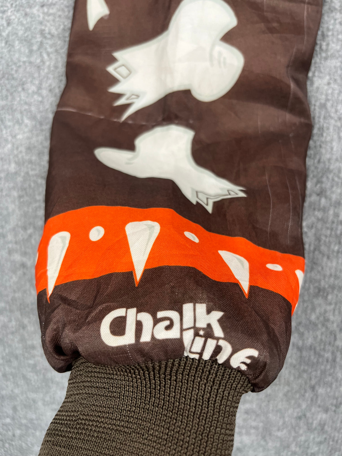 Veste vintage - Bomber teddy graphic NFL Cleveland Browns - Chalk Line (S/M)