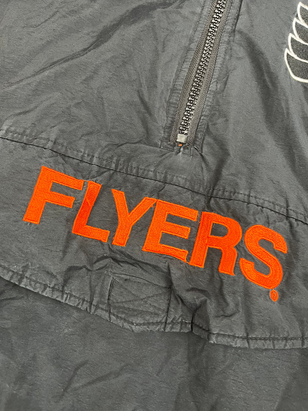 Veste vintage - Veste half zip pull over logo brodé NHL Philadelphie Flyers - Logo 7 (XL)