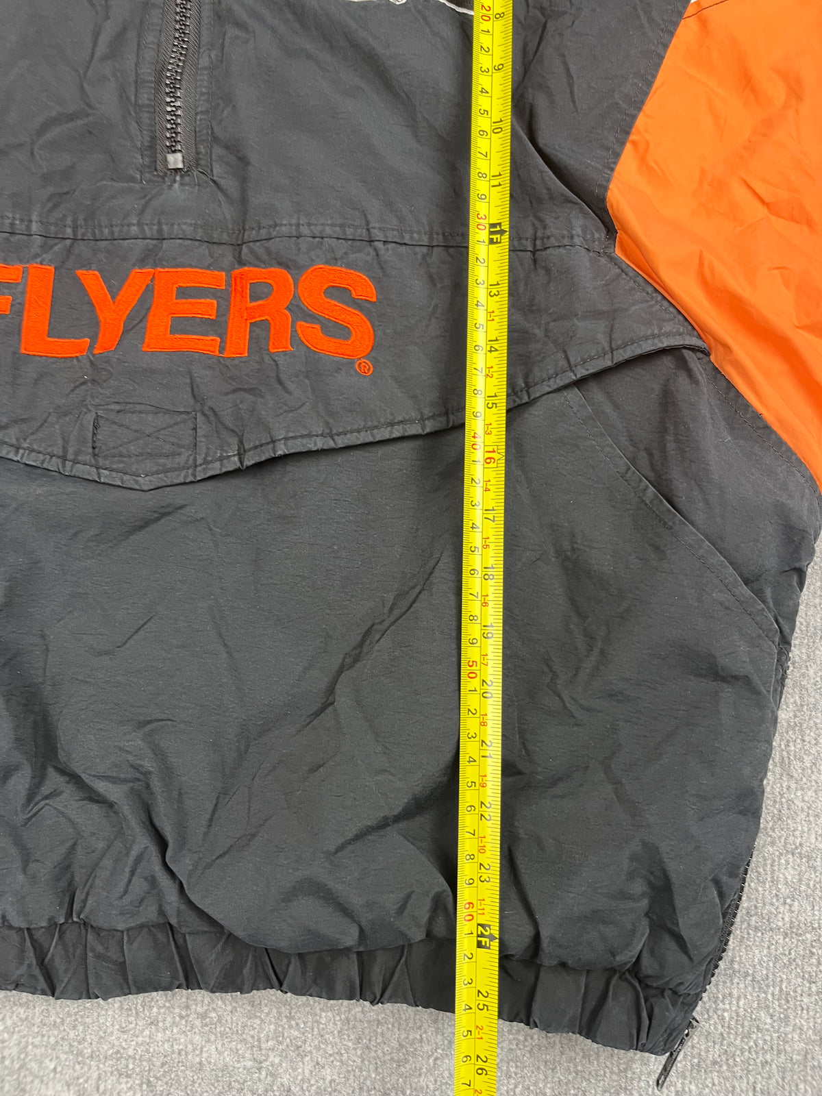 Veste vintage - Veste half zip pull over logo brodé NHL Philadelphie Flyers - Logo 7 (XL)
