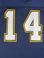 Dan Fouts #14 - San Diego Chargers Home 1974-1987 - Sand-Knit (L) - Maillot NFL