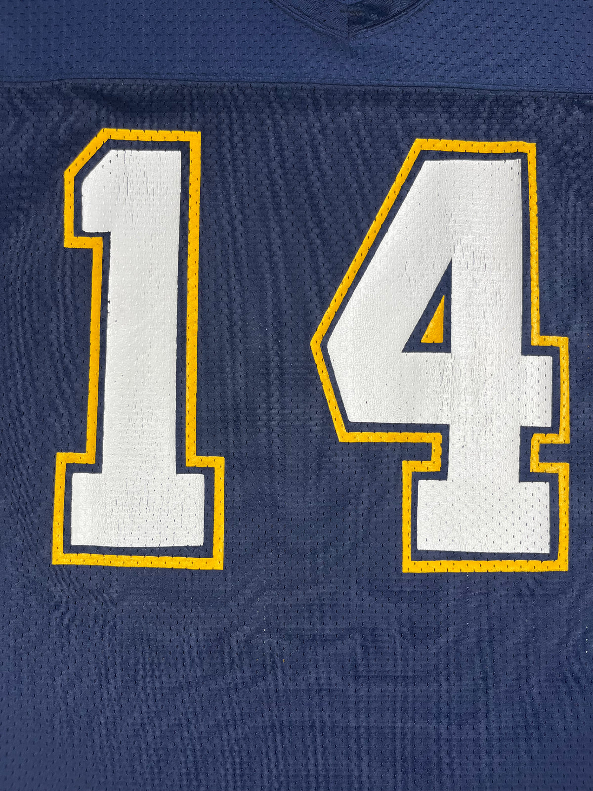 Dan Fouts #14 - San Diego Chargers Home 1974-1987 - Sand-Knit (L) - Maillot NFL