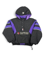 Veste vintage - Veste half zip pullover logo brodé NBA Toronto Raptors - Starter (S/M Femme)