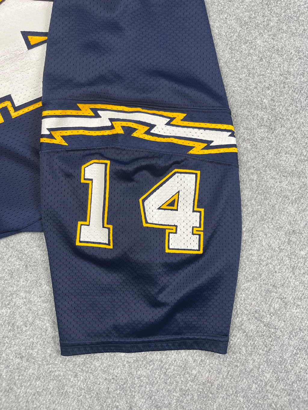 Dan Fouts #14 - San Diego Chargers Home 1974-1987 - Sand-Knit (L) - Maillot NFL