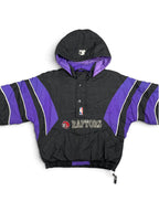 Veste vintage - Veste half zip pullover logo brodé NBA Toronto Raptors - Starter (S/M Femme)