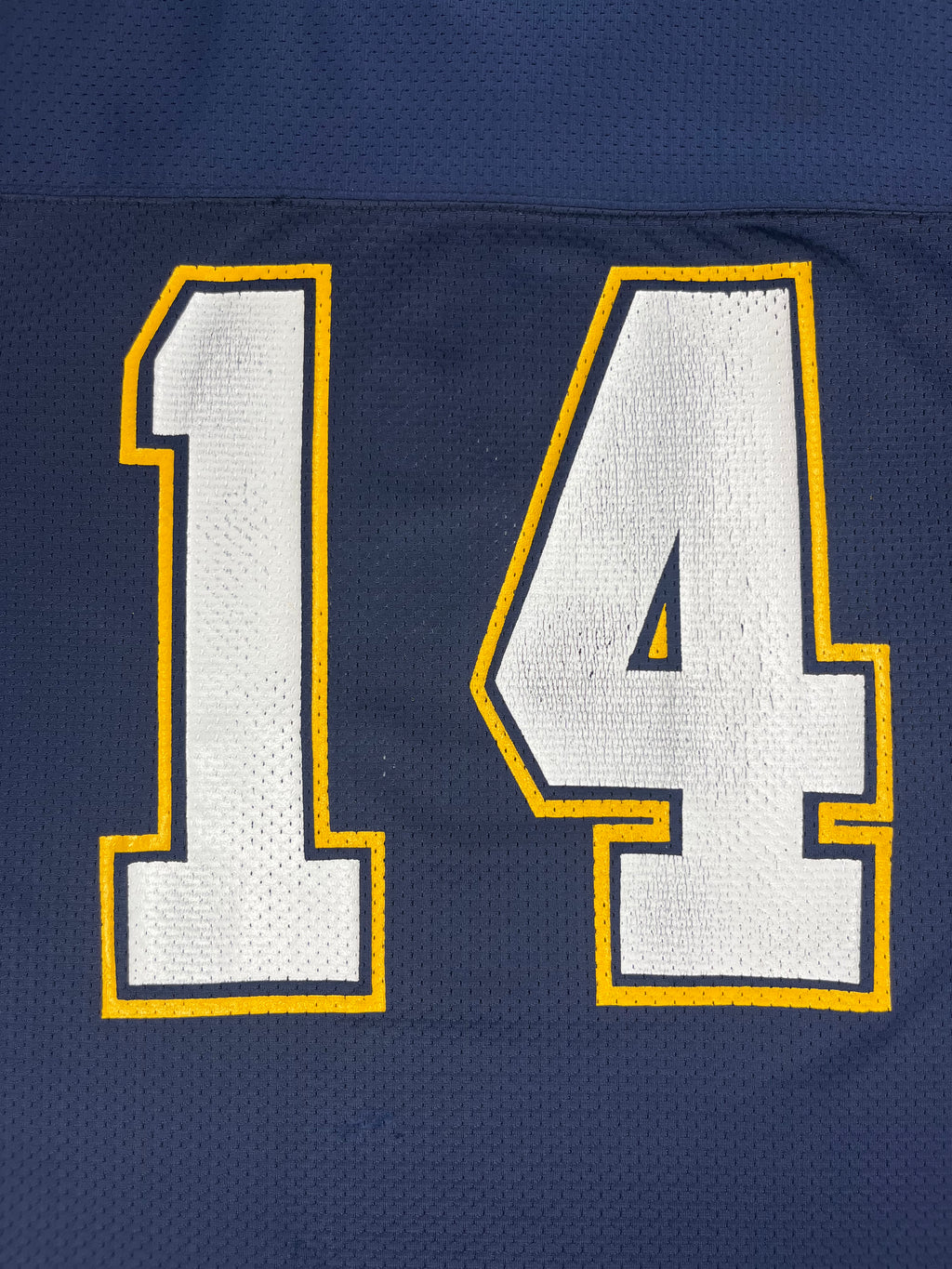 Dan Fouts #14 - San Diego Chargers Home 1974-1987 - Sand-Knit (L) - Maillot NFL