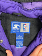 Veste vintage - Veste half zip pullover logo brodé NBA Toronto Raptors - Starter (S/M Femme)