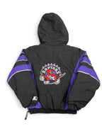 Veste vintage - Veste half zip pullover logo brodé NBA Toronto Raptors - Starter (S/M Femme)