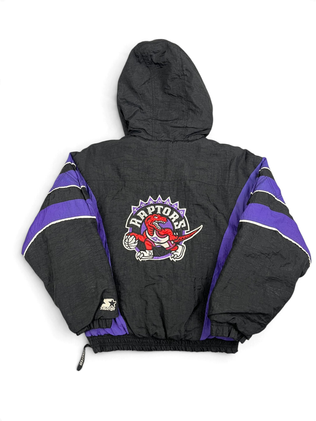 Veste vintage - Veste half zip pullover logo brodé NBA Toronto Raptors - Starter (S/M Femme)