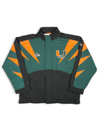 Veste vintage - Doudoune épaisse big logo brodé NCAA Miami Hurricanes - Apex One (L)