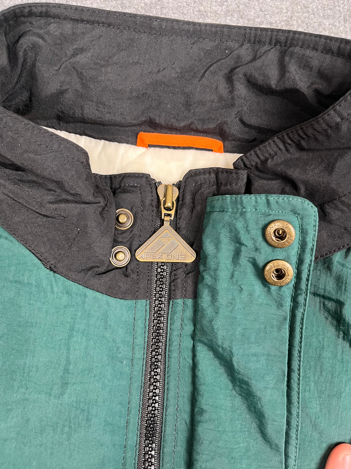 Veste vintage - Doudoune épaisse big logo brodé NCAA Miami Hurricanes - Apex One (L)